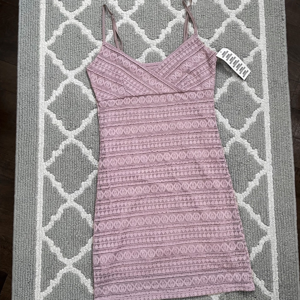 Urban outfitters NWT lace lavender mini dress